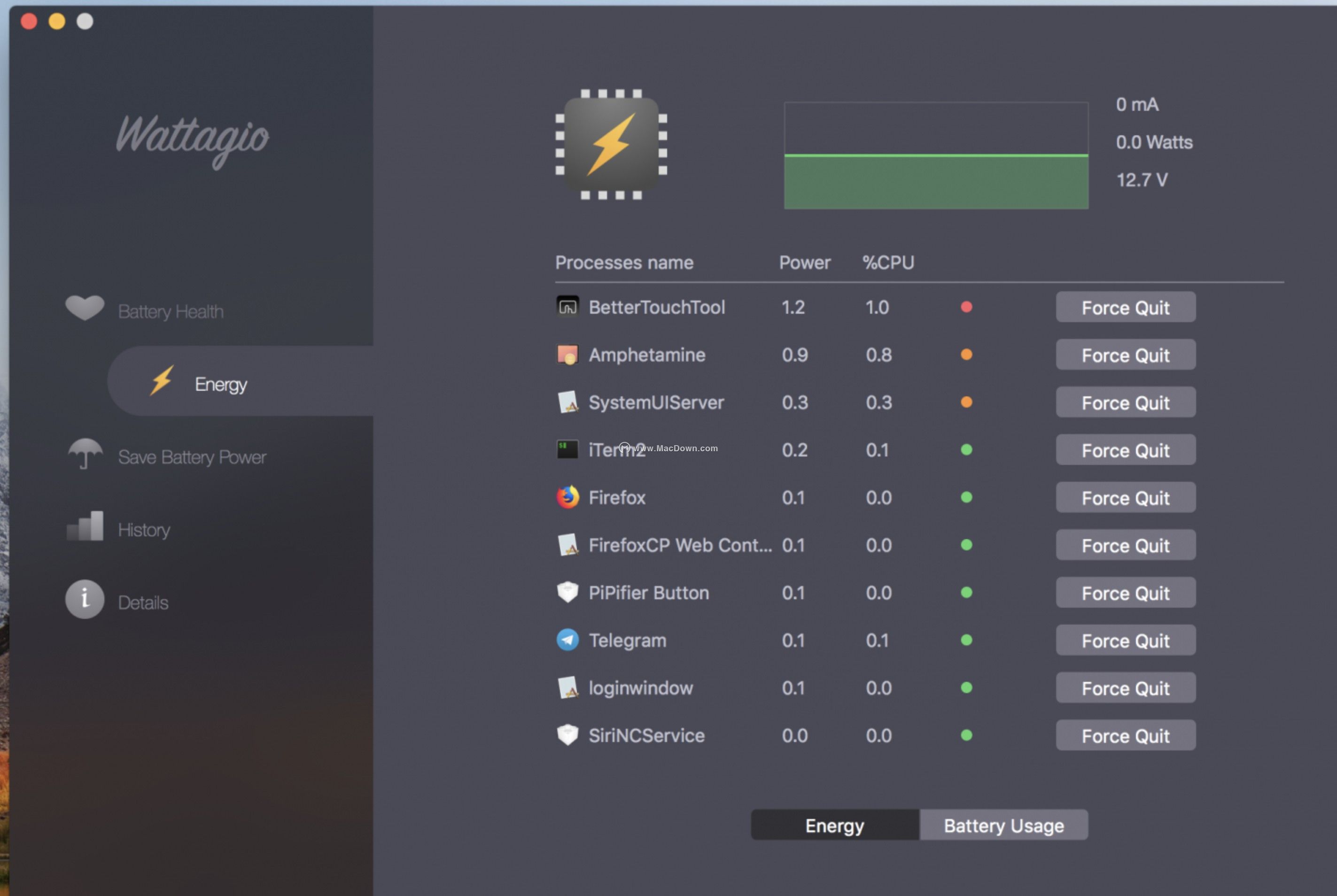 Mac电池管理软件哪款好用 Wattagio Mac版好用吗